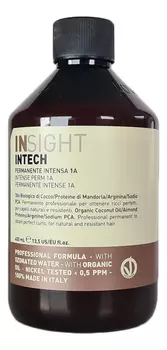 Состав для перманентной завивки натуральных и труднозавивающихся волос Intech Permanente Intensa 1A 400мл