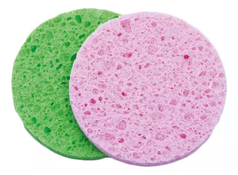 Спонж для снятия макияжа N12 2шт (цвет в ассортименте)