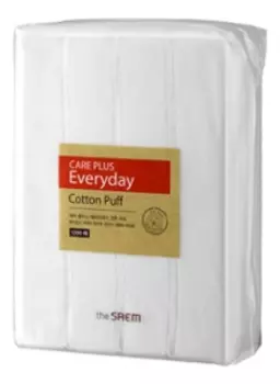 Спонжи косметические из 100% хлопка Care Plus Everyday Cotton Puff 1200шт