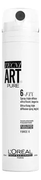 Спрей для фиксации волос Tecni. Art Pure 6-Fix 250мл