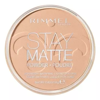 Спрессованная пудра Stay Matte Re-pack 14г: 005 Silky Beige
