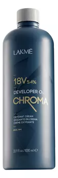 Стабилизированный крем-окислитель для волос 18V 5,4% Chroma Developer Oxydant Cream: Крем-окислитель 1000мл