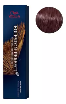 Стойкая крем-краска для волос Koleston Perfect Color Deep Browns 60мл: 4/77 Горячий шоколад