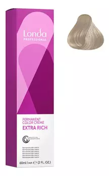 Стойкая крем-краска для волос Permanent Color Creme Extra Rich 60мл: 10/8 Яркий блонд жемчужный
