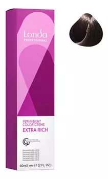 Стойкая крем-краска для волос Permanent Color Creme Extra Rich 60мл: 5/71 Светлый шатен коричнево-пепельный