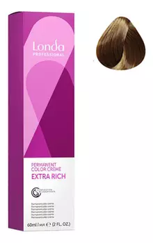 Стойкая крем-краска для волос Permanent Color Creme Extra Rich 60мл: 7/71 Блонд коричнево-пепельный