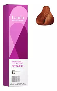 Стойкая крем-краска для волос Permanent Color Creme Extra Rich 60мл: 8/44 Светлый блонд интенсивно-медный