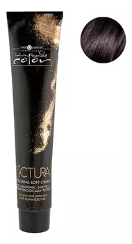 Стойкая крем-краска для волос Pictura Coloring Soft Cream 100мл: 4 Черное дерево Ebony