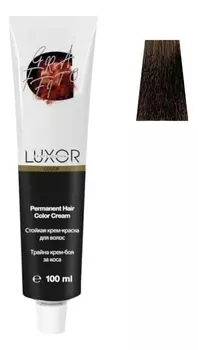 Стойкая крем-краска для волос с протеинами пшеницы Luxor Color Permanent Hair Color Cream 100мл: 6.3 Темный блондин золотистый