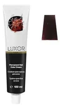 Стойкая крем-краска для волос с протеинами пшеницы Luxor Color Permanent Hair Color Cream 100мл: 6.6 Темный блондин красный