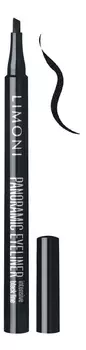Стойкая подводка-фломастер Panoramic Eyeliner 1мл: 01 Black