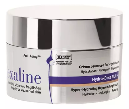 Суперувлажняющий ультра-питательный крем для молодости кожи 3D Hydra Dose Nutri+ Hyper-Hydrating Rejuvenating Cream 50мл