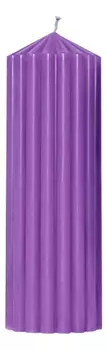 Свеча декоративная фактурная Фиолетовая: свеча 620г