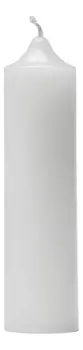 Свеча декоративная гладкая Белая: свеча 140г