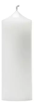 Свеча декоративная гладкая Белая: свеча 400г