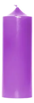 Свеча декоративная гладкая Фиолетовая: свеча 400г