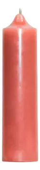 Свеча декоративная гладкая Коралловая: свеча 140г