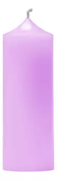 Свеча декоративная гладкая Сиреневая: свеча 400г