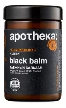 Таежный бальзам для рук и тела Apotheka Black Balm: Бальзам 100мл
