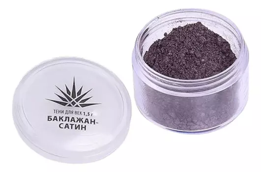 Тени для век Кристалл Dекор 1,5г: Баклажан-сатин