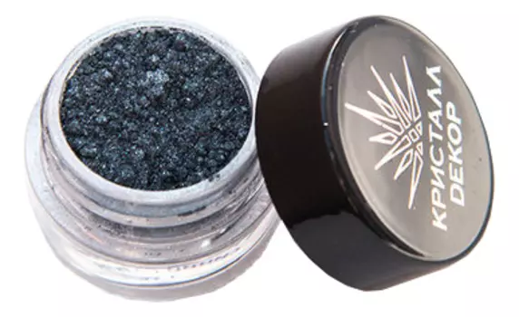 Тени для век Кристалл Dекор 1,5г: Полуночно-синий сатин (новый дизайн)