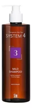 Терапевтический шампунь для ежедневного применения System 4 Mild Shampoo No3: Шампунь 500мл