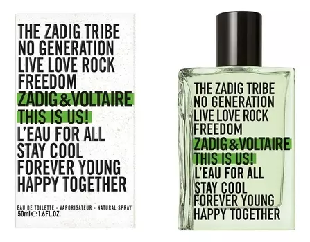 This Is Us! L'Eau For All: туалетная вода 50мл