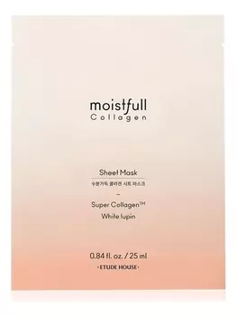 Тканевая маска для лица Moistfull Collagen Sheet Mask Super Collagen 25мл: Маска 25г
