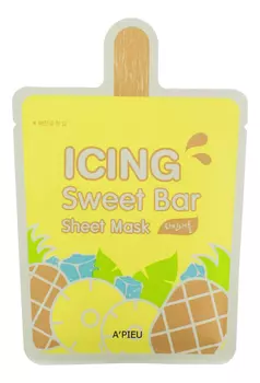 Тканевая маска для лица с экстрактом ананаса Icing Sweet Bar Pineapple Sheet Mask 21г