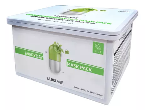 Тканевая маска для лица с экстрактом центеллы азиатской Dr. Capsule Cica Mask Pack 25мл: Маска 30шт