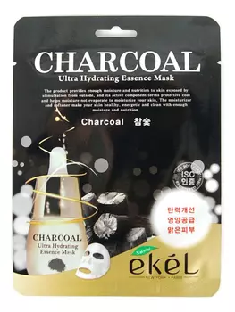 Тканевая маска для лица с экстрактом древесного угля Charcoal Ultra Hydrating Essence Mask 25г
