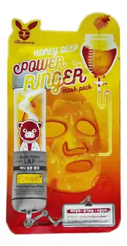 Тканевая маска для лица с экстрактом меда Deep Power Ringer Mask Pack: Маска 23мл