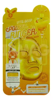 Тканевая маска для лица с витаминами Vita Deep Power Ringer Mask Pack: Маска 23мл