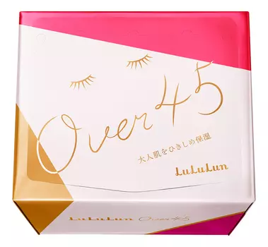 Тканевая маска Упругость и увлажнение зрелой кожи Over 45 Pink Camellia: Маска 32шт