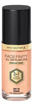 Тональная основа Facefinity All Day Flawless 3 in 1 30мл: 45 Warm Almond