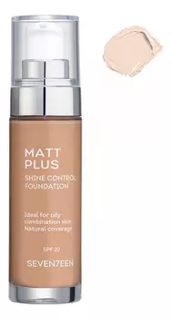 Тональный крем длительного действия Matt Plus Shine Control Foundation SPF20 30мл: No 00