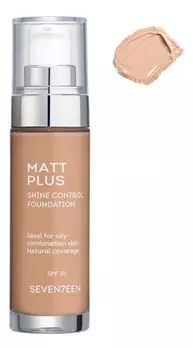 Тональный крем длительного действия Matt Plus Shine Control Foundation SPF20 30мл: No 03