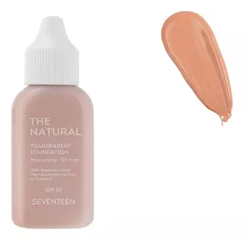 Тональный крем для лица с естественным покрытием The Natural Transparent Foundation SPF20 35мл: 2 Натуральный бежевый