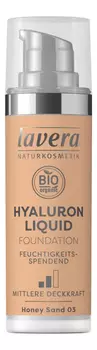 Тональный крем для лица с гиалуроновой кислотой Hyaluron Liquid Fondation 30мл: 03 Золотисто-бежевый