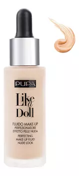 Тональный крем Like A Doll Make-Up Fluid Nude Look 30мл: 20 Светло-бежевый