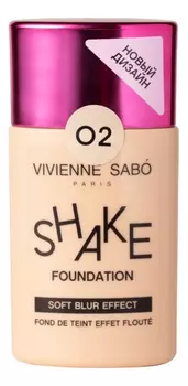 Тональный крем с натуральным блюр эффектом Shake Foundation 25мл: No 02