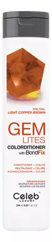 Тонирующий кондиционер для волос корректирующий цвет Gem Lites Flawless Colorditioner With BondFix 244мл: Fire Opal