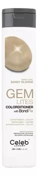 Тонирующий кондиционер для волос корректирующий цвет Gem Lites Flawless Colorditioner With BondFix 244мл: Sandy Opal