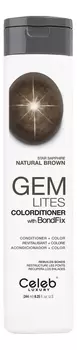 Тонирующий кондиционер для волос корректирующий цвет Gem Lites Flawless Colorditioner With BondFix 244мл: Star Sapphire