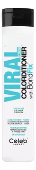 Тонирующий кондиционер для волос Viral Colorditioner With BondFix 244мл: Turquoise
