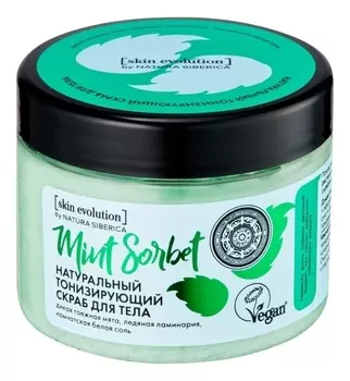 Тонизирующий скраб для тела Skin Evolution Mint Sorbet 400мл