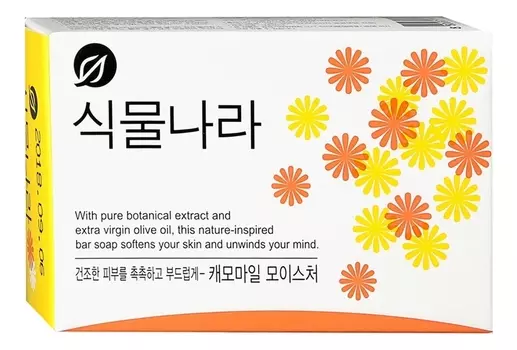 Туалетное мыло с экстрактом ромашки Botanic Nation Camomile Moisture 100г