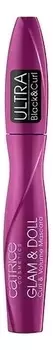 Тушь для ресниц Glamour Doll Curl &amp; Volume Mascara Black 10мл