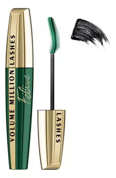 Тушь для ресниц Volume Millions Lashes Feline 9,2 мл: Черная