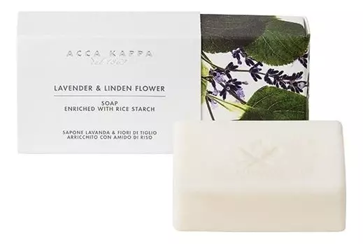 Твердое туалетное мыло Лаванда и липовый цвет Lavender &amp; Linden Flower Soap 150г